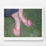 MY FEET IN THE GRASS mousepads