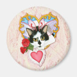 My Feline Valentine Cat Magnet magnets