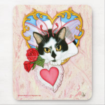 My Feline Valentine Cat Mousepad