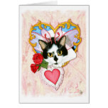 My Feline Valentine Fairy Cat Greeting Card cards