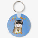 My Ferret Rocks Keychain by Lotacats My Ferret Rocks Keychain