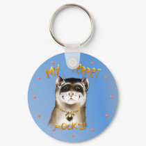 My Ferret Rocks Keychain by Lotacats My Ferret Rocks Keychain