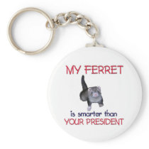 My Ferret Smarter Keychain
