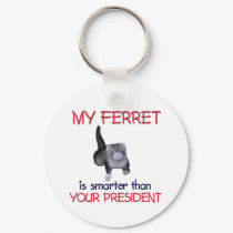My Ferret Smarter keychains by wolfmama My Ferret Smarter keychains