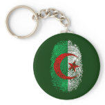 My fingerprint is 100% Algerian Tees and gear Keychains