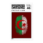My fingerprint is 100% Algerian Tees and gear Postage Stamps
