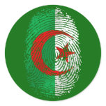 My fingerprint is 100% Algerian Tees and gear Sticker