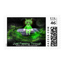 My First Alien postage by DoviGirl2008 My First Alien postage