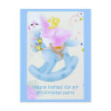 My first birthday party postcards by myhome71 My first birthday party postcards