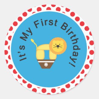 My First Birthday! Sticker
