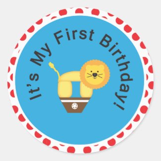 My First Birthday! Sticker