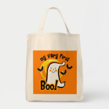 My First Boo Canvas Bag