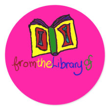 My First Bookplate - Hot Pink sticker