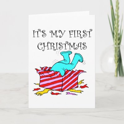 My First Christmas cards