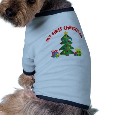 My First Christmas pet clothing