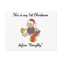 My First Christmas Gift Postcard