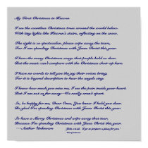 My First Christmas in Heaven posters