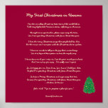 My First Christmas in Heaven Print