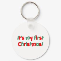 My First Christmas keychains