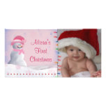 My First Christmas Photo Card Template