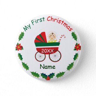 My First Christmas Pins