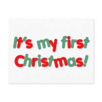My First Christmas Postcard