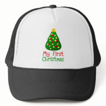 My First Christmas Tree Mesh Hat