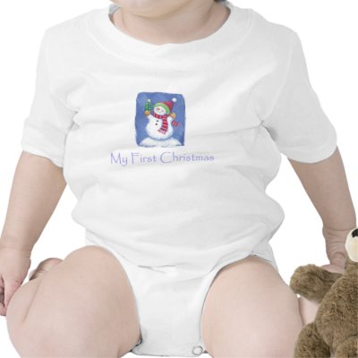 My First Christmas T Shirt by jbranam