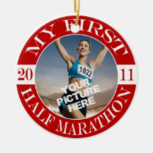 My First Half Marathon - 2011 Christmas Ornaments