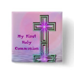 My First Holy Communion Button Pin