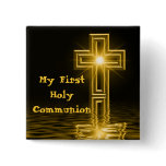My First Holy Communion Button Pin