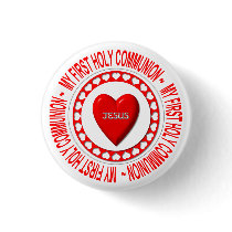My First Holy Communion Pinback Buttons