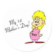My First Mothers Day stickers by CelebrationZazzle My First Mothers Day stickers
