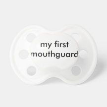 my first mouthguard baby pacifier