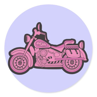 pink motorcycle