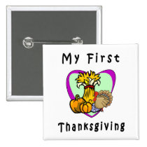 My First Thanksgiving buttons