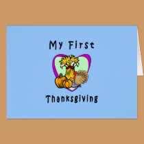 My First Thanksgiving cards