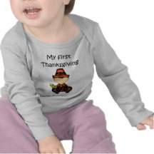 My First Thanksgiving Girl #3 *Long Sleeve T-shirt