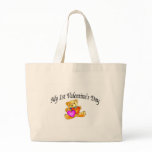 My First Valentines Day Bear Canvas Bags