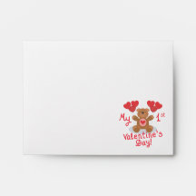 My First Valentines Day Envelope