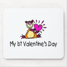 My First Valentines Day Mouse Pads