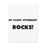 MY Flight Attendant ROCKS! Post Card