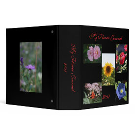 My Flower Journal binder