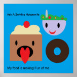 My Food is making Fun of Me Posters