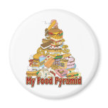 My Food Pyramid ~ Junk Food Snacks Magnet