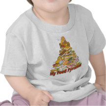 My Food Pyramid ~ Junk Food Snacks T Shirt