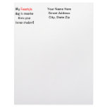 My Freestyle Dog is Smarter... Personalized Letterhead
