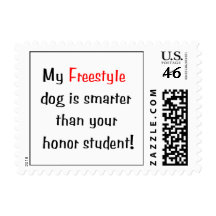My Freestyle Dog is Smarter... Stamp