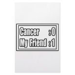 My Friend Beat Cancer (Scoreboard) Stationery Design