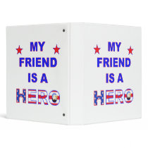 My Friend Is A Hero binders